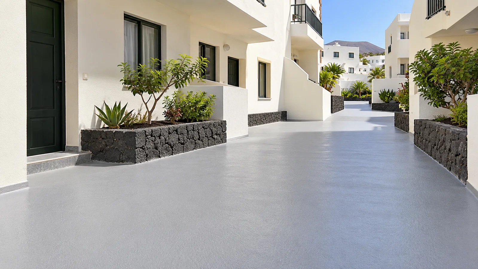 Ejemplo ilustrativo de terraza transitable renovada